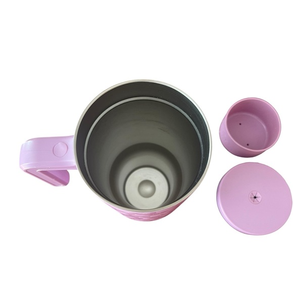 Hydrapeak Leopard Pink Travel Mug - Picture 4 of 4